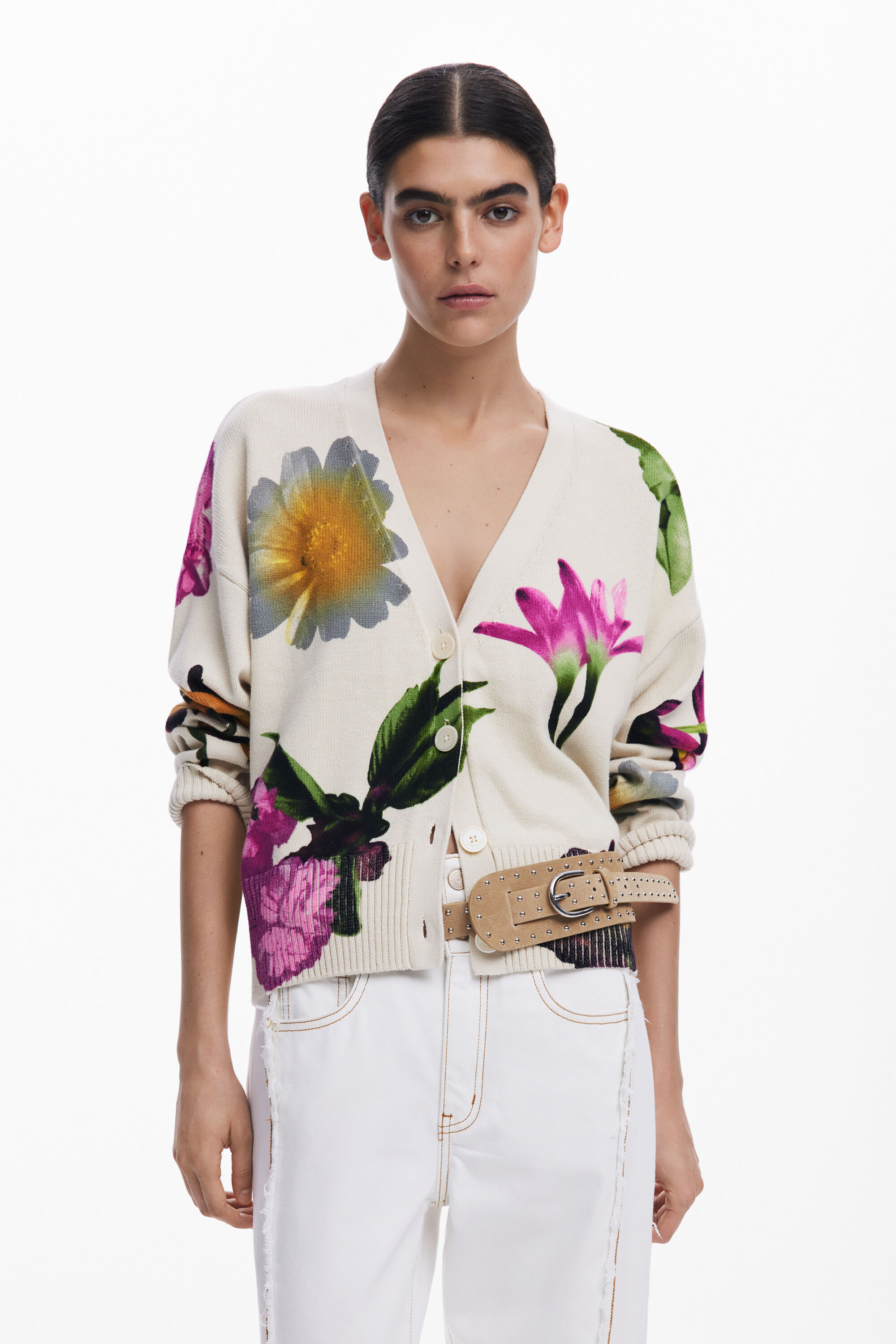 Cárdigan floral de mujer Desigual