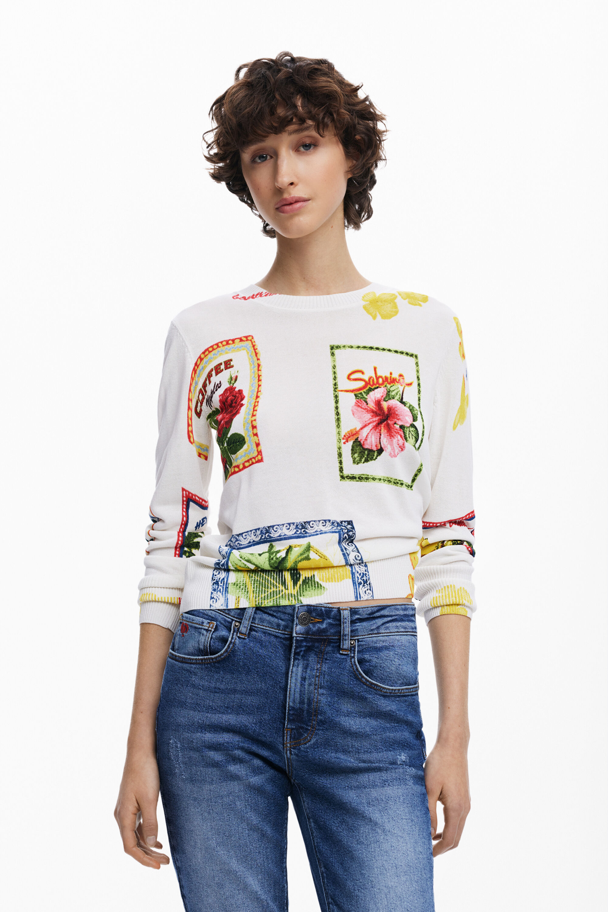 Jersey "Sellos Tropicales" para Mujer Desigual