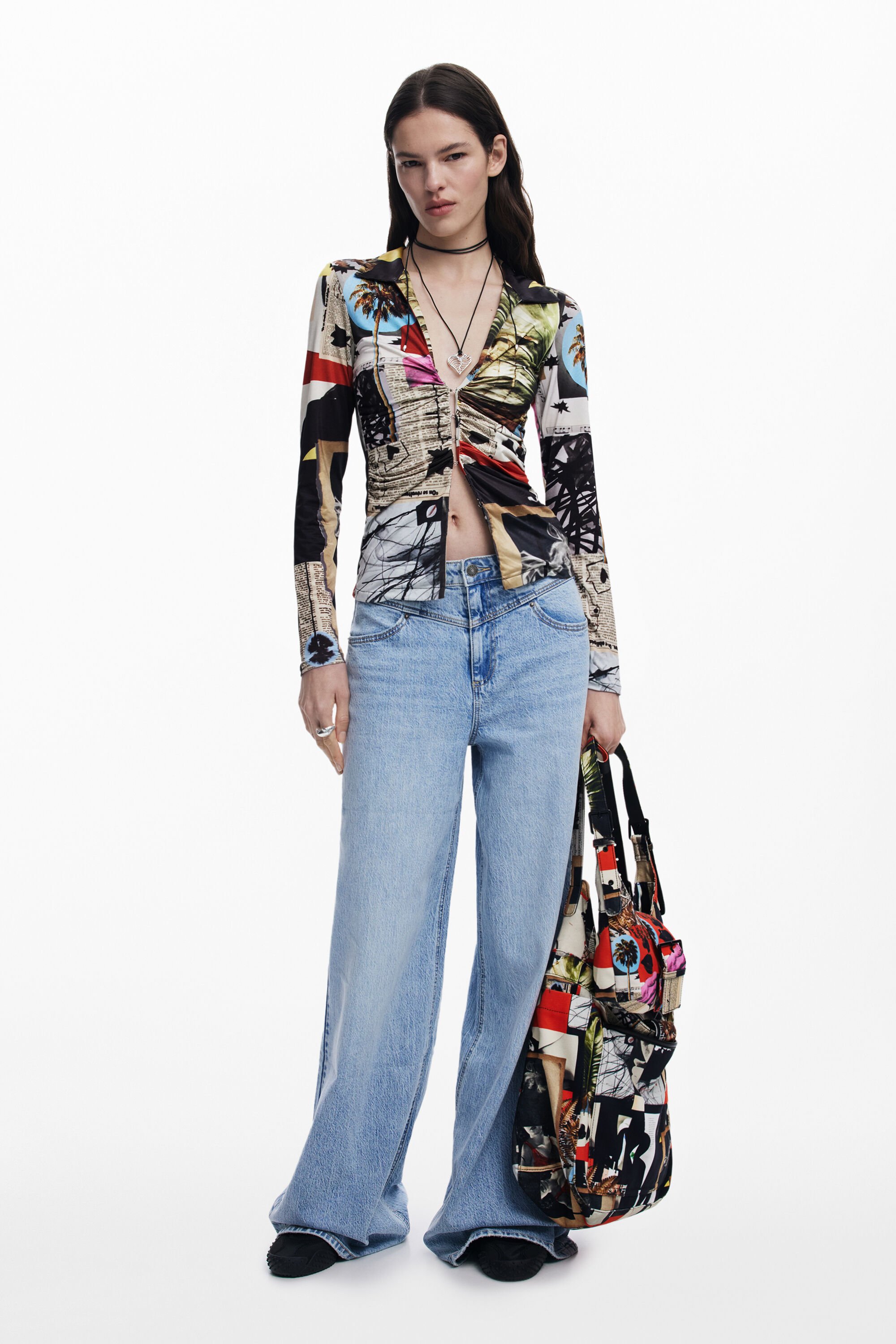Camiseta Desigual "Diseñada por Mr. Christian Lacroix" para Mujer