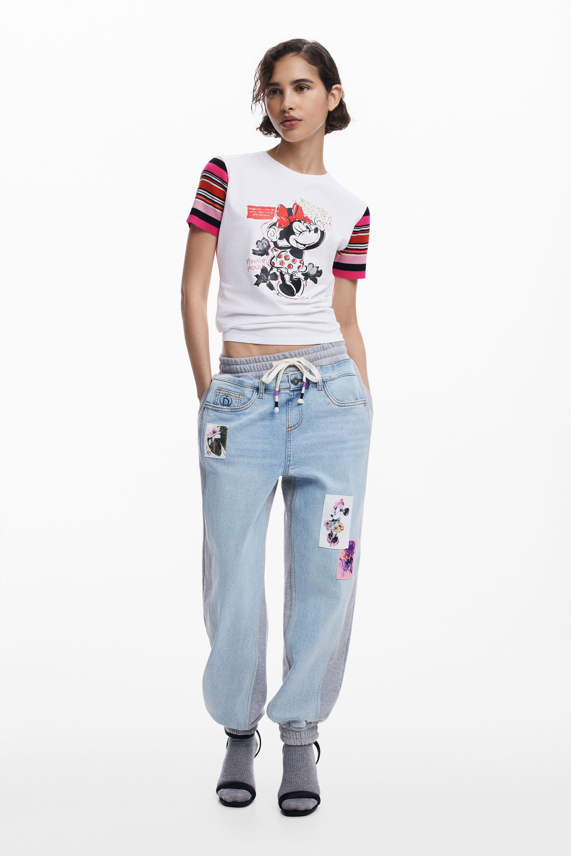 Desigual Vaquero Jogger Minnie Mouse