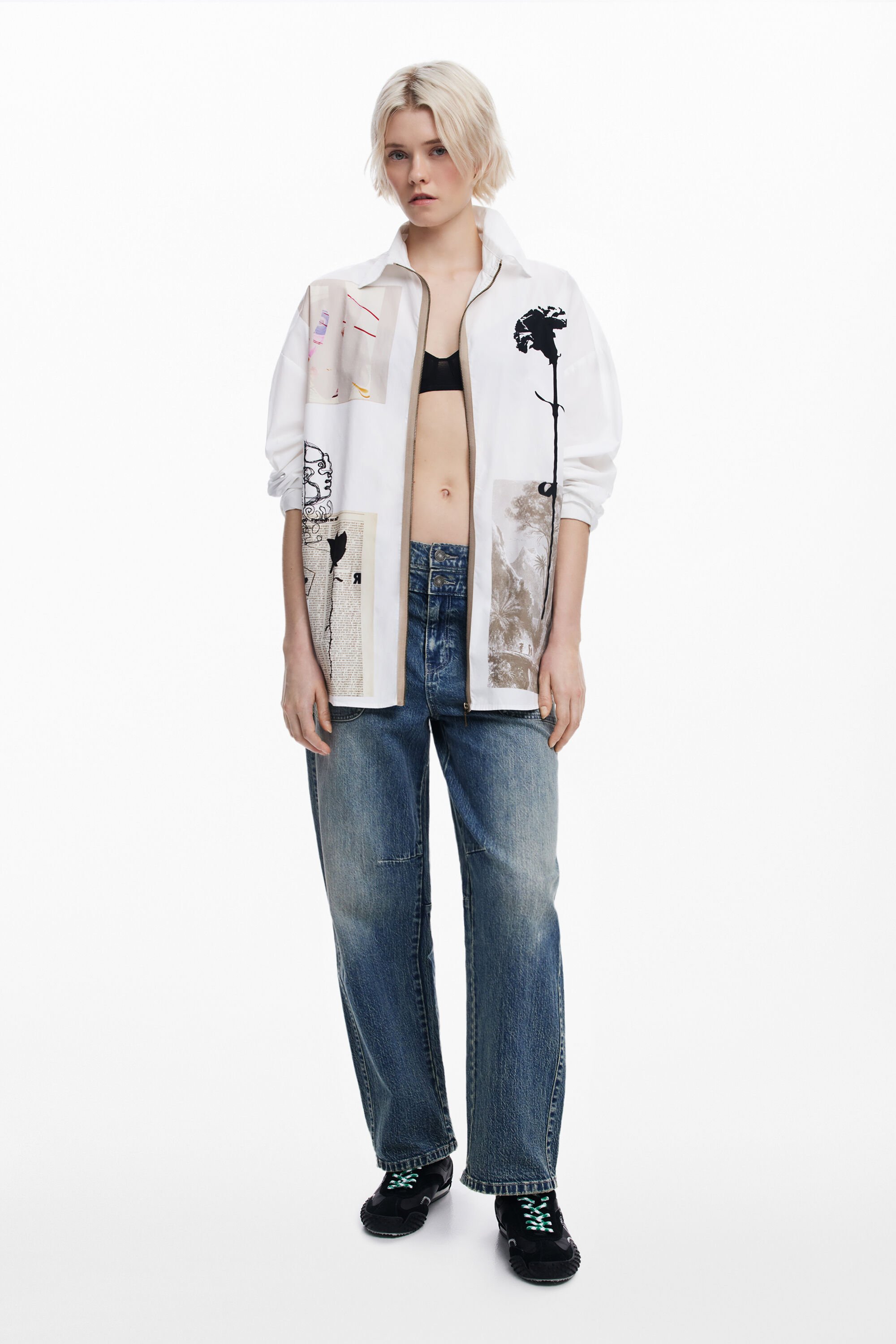 Camisa Desigual Diseñada por Mr. Christian Lacroix para Mujer