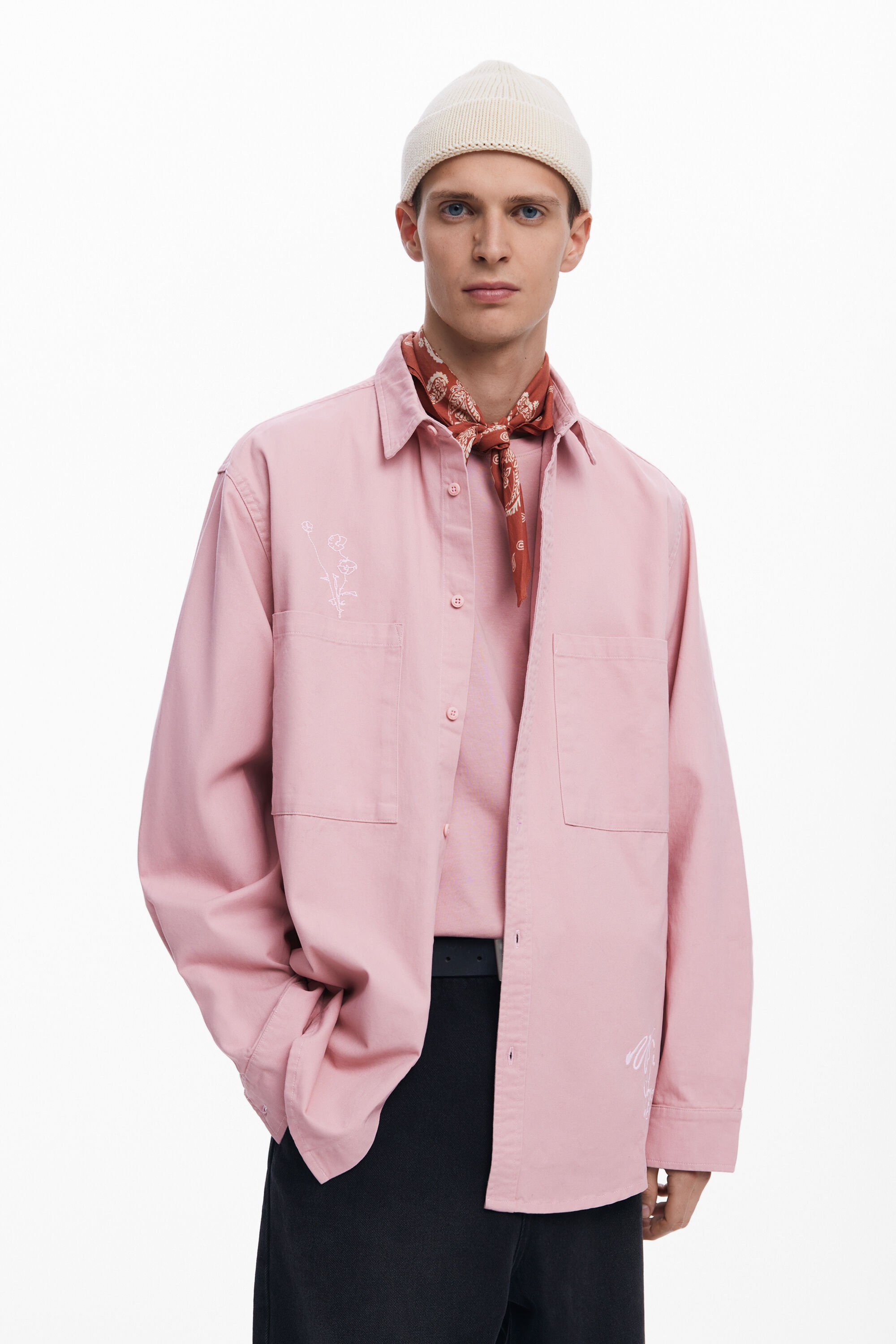 Camisa bordados hombre Desigual