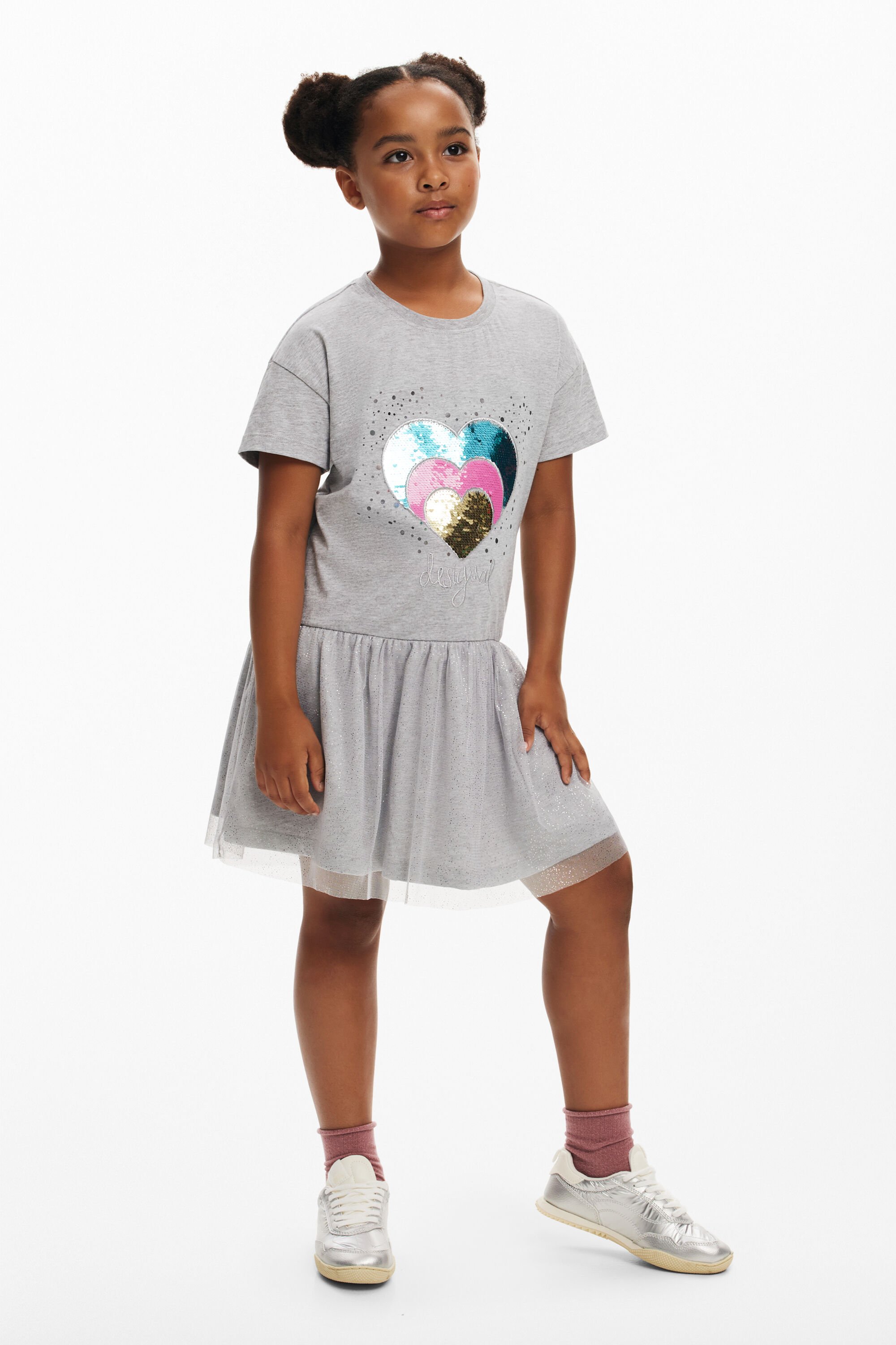 Vestido corto corazón mujer Desigual
