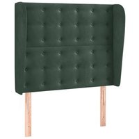 Cabecero Cama Terciopelo Verde Oscuro 83x23x118/128 Cm C fw697799 Cabecero Cama Terciopelo Verde Oscuro 83x23x118/128 Cm C fw697799
