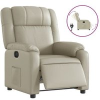 Sillón Reclinable Eléctrico De Cuero Sintético Sillón Reclinable Eléctrico De Cuero Sintético