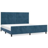 Estructura de Cama Vidaxl Terciopelo 200x200 Cm