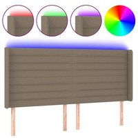 Cabecero con LED 183x16x118/128 cm