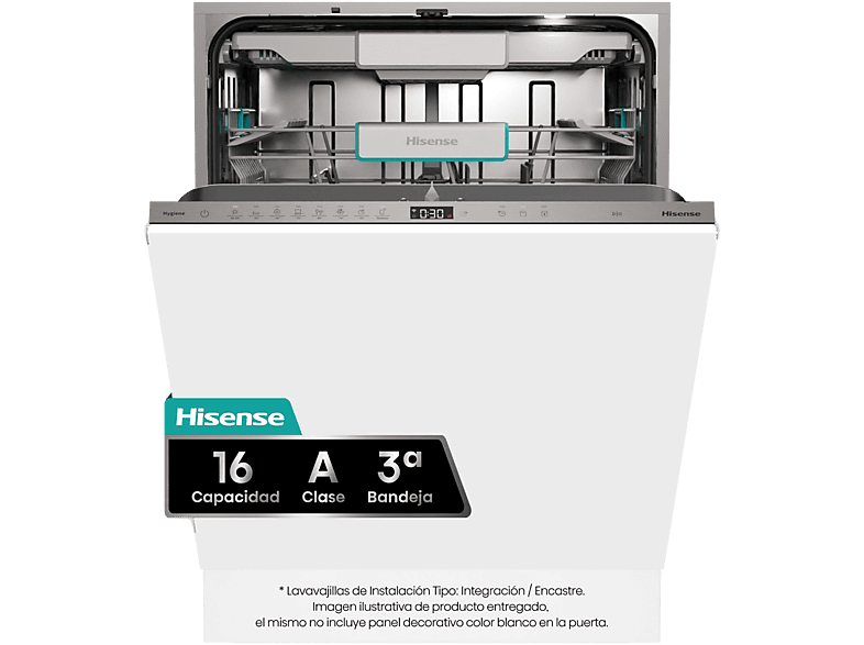 Lavavajillas integrable Hisense HV673A65 16 servicios