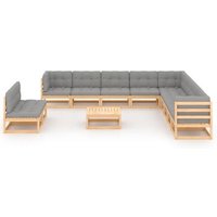 Muebles de Jardín de Madera de Pino Maciza Muebles de Jardín de Madera de Pino Maciza
