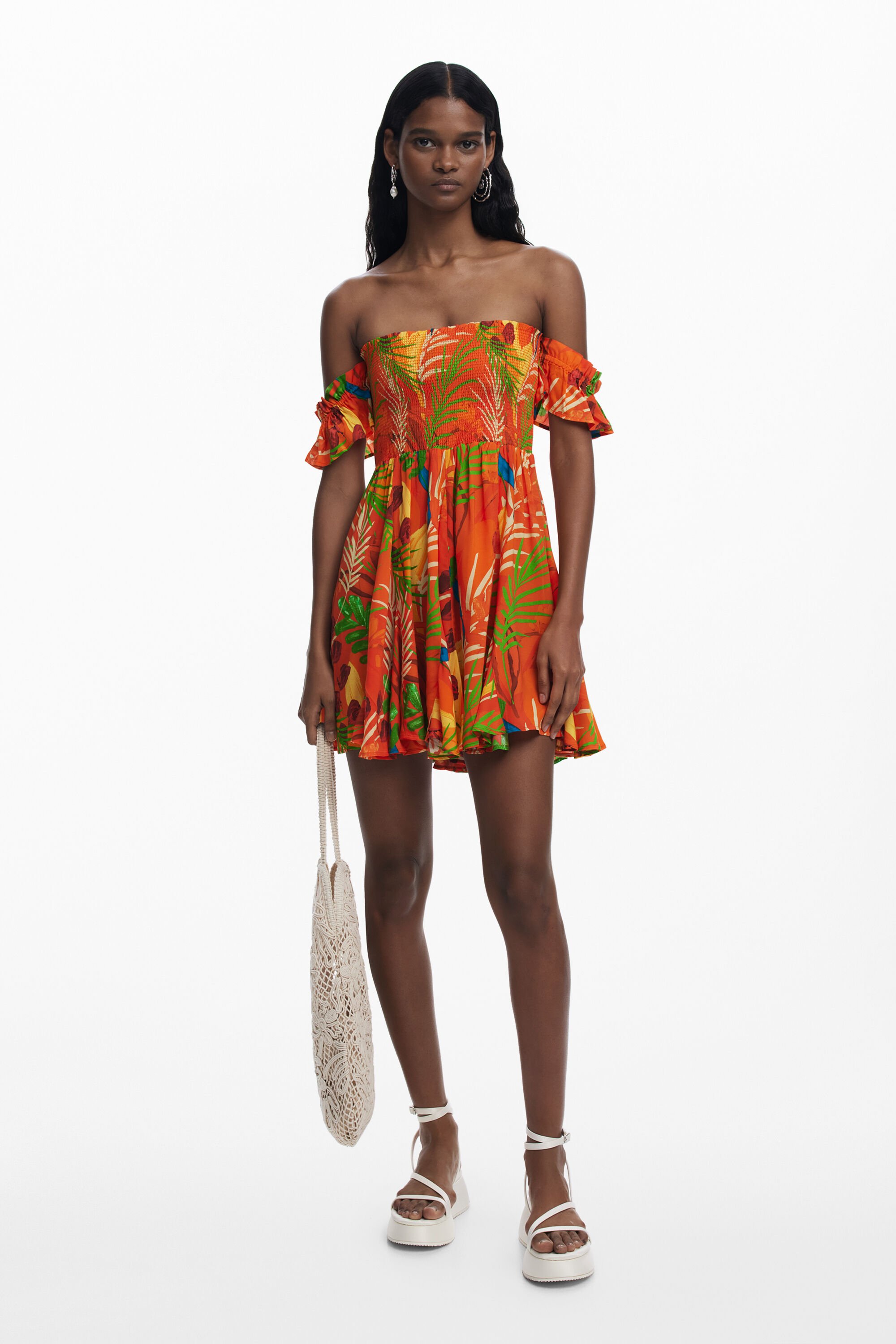 Desigual Vestido Bardot Mujer