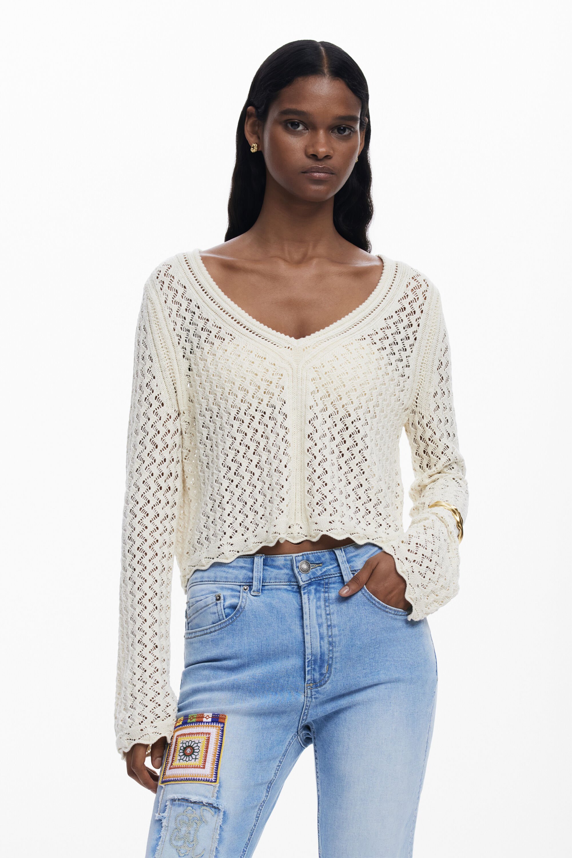 Jersey de punto grueso para mujer Desigual