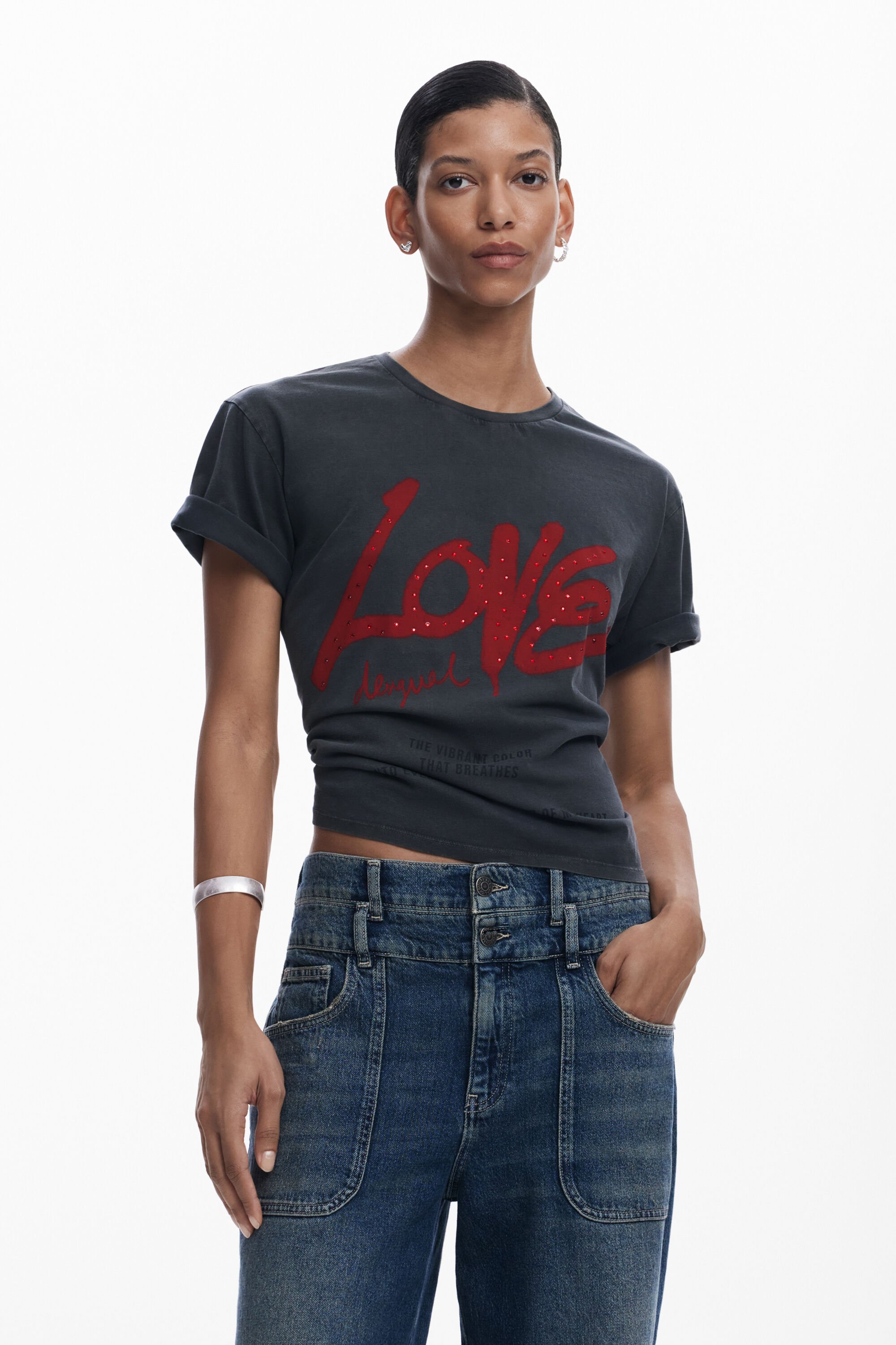 Camiseta "Love" Desigual para Mujer