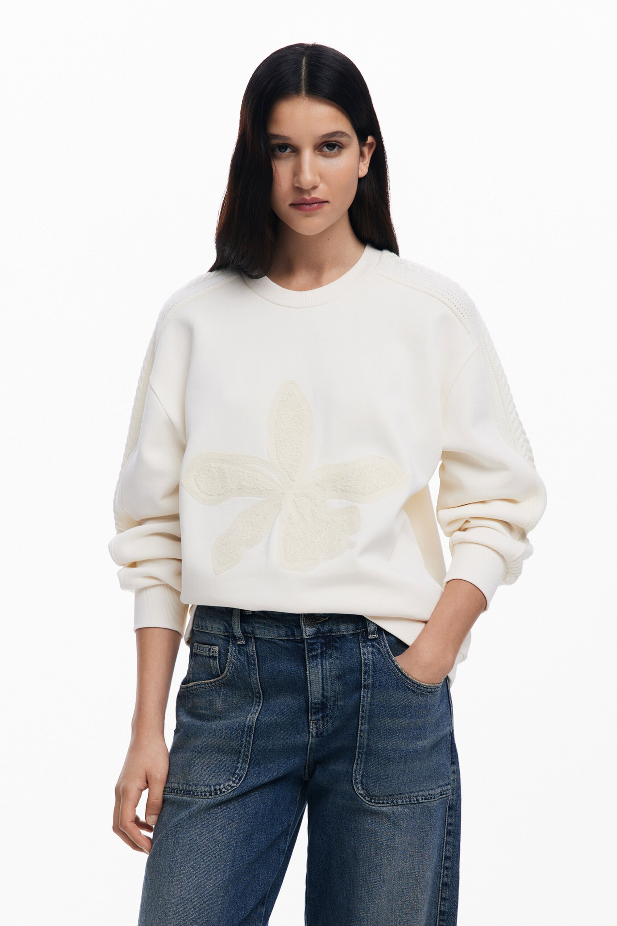 Sudadera Desigual Flor