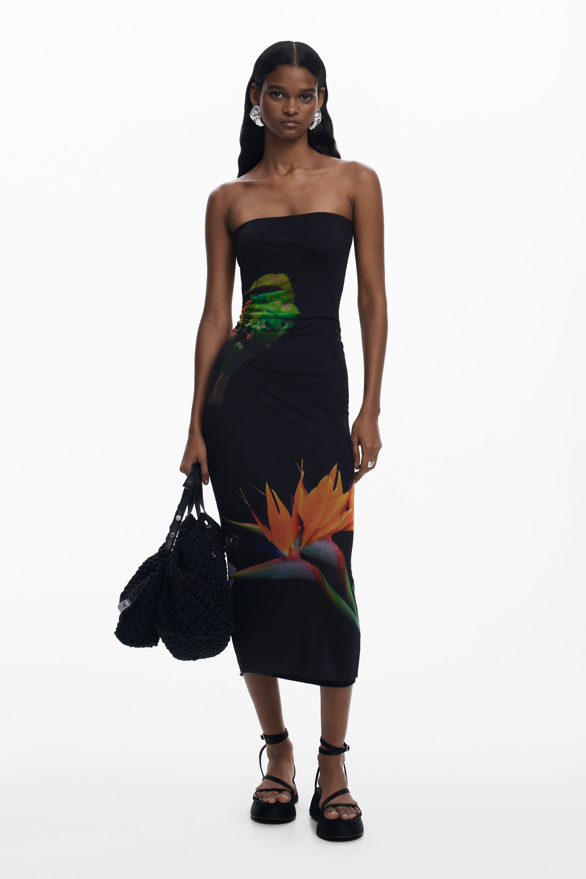 Vestido palabra de honor Desigual para mujer
