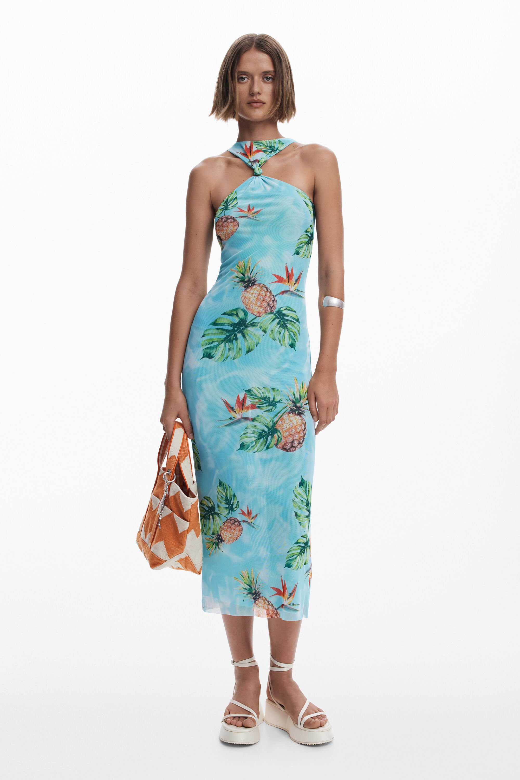 Vestido tropical Desigual para mujer Vestido tropical Desigual para mujer