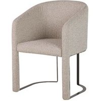 Butaca Chenilla Metal Dorado Tacoma 60x59x83 cm