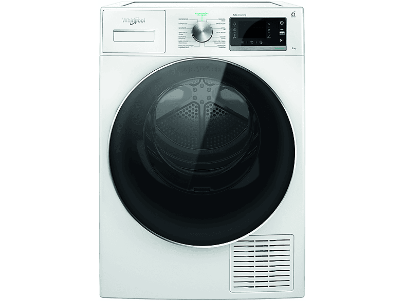 Secadora Whirlpool W6 D94WR SPT de 9 kg con Bomba de Calor