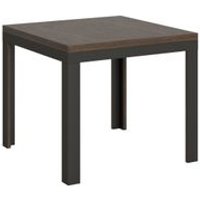 Mesa Tipo Libro 90x90/180 Cm Línea Libra Nogal
