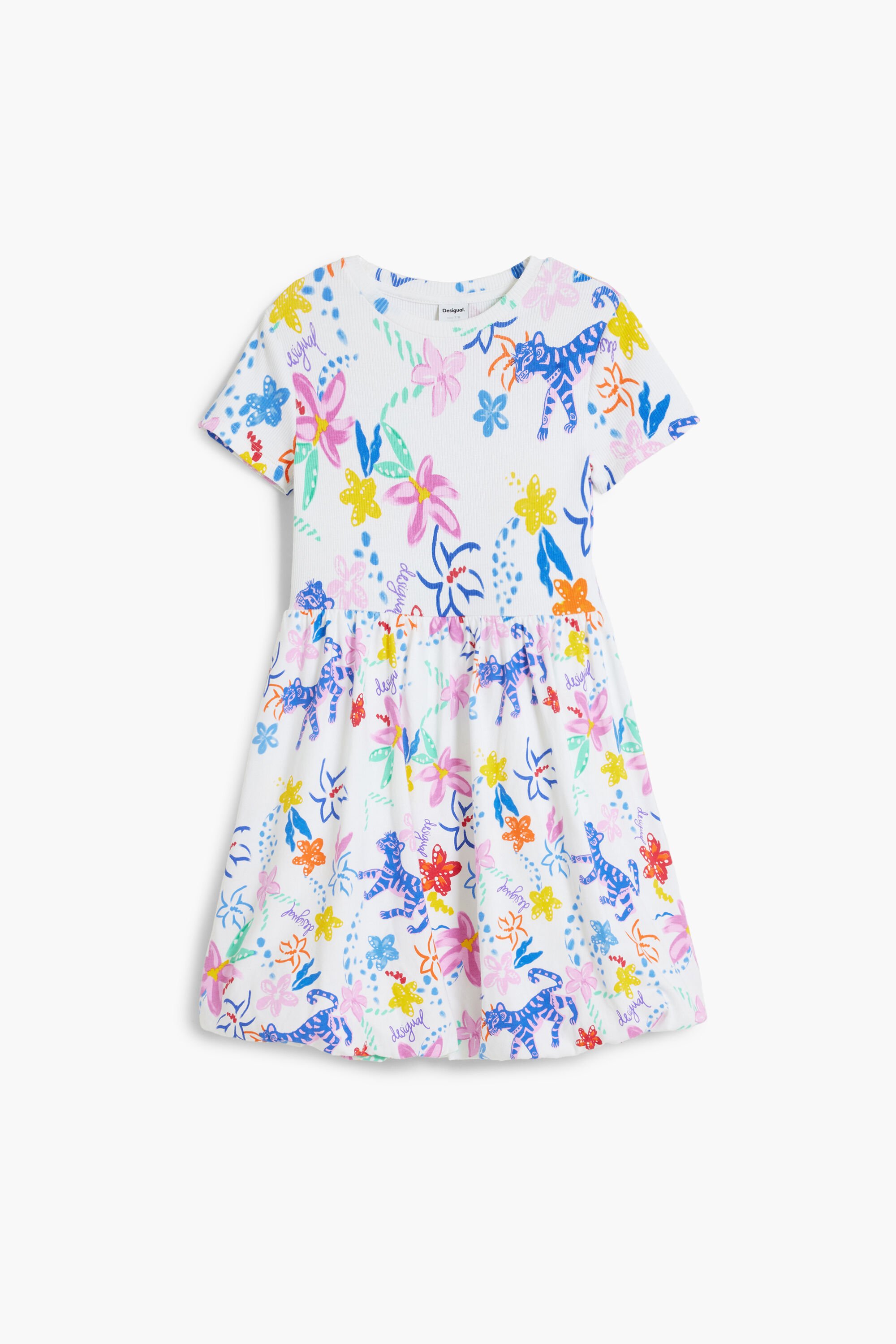Vestido corto estampado fehombre Desigual
