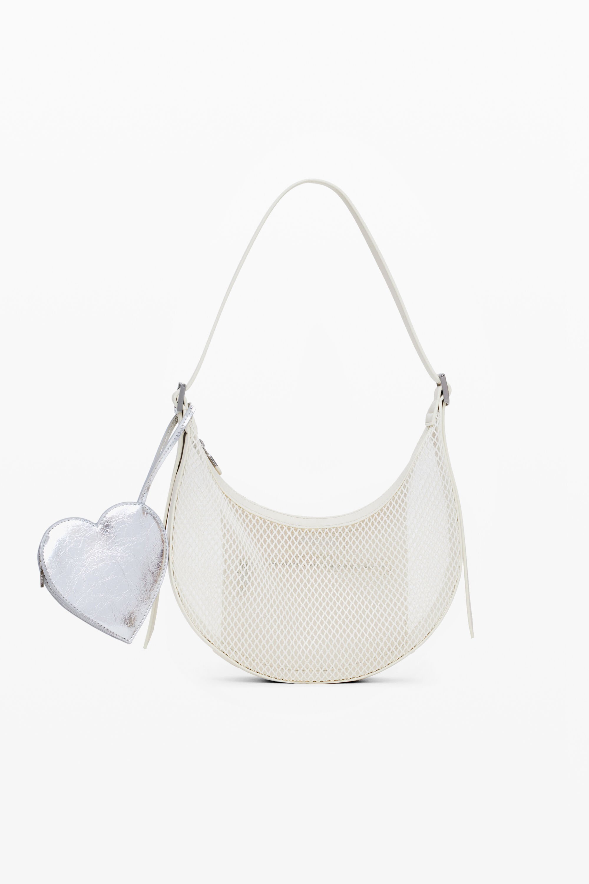 Desigual Bolso bandolera malla mediano