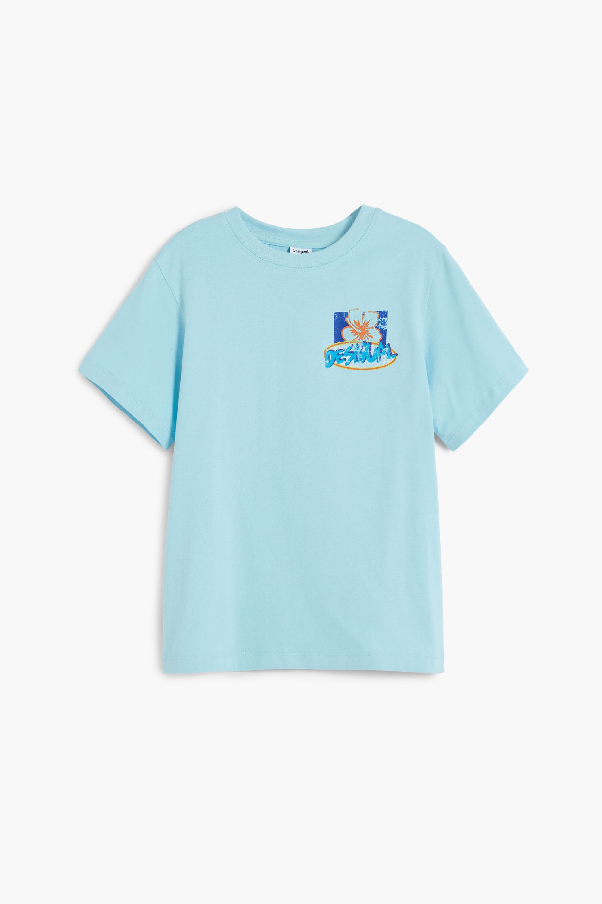 Camiseta Estampado Tropical Hombre