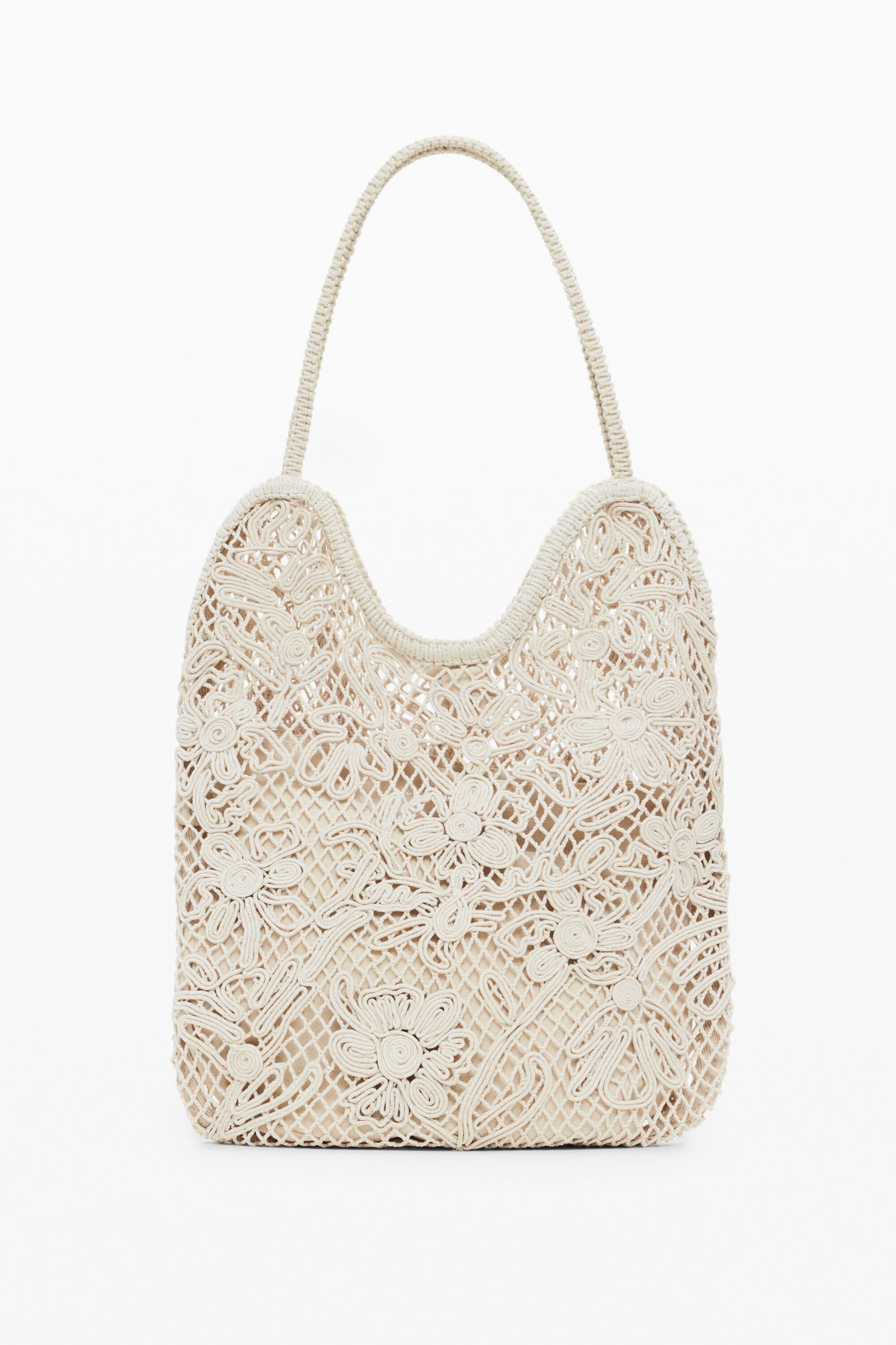 Bolso de Hombro Desigual Mediano Bolso de Hombro Desigual Mediano