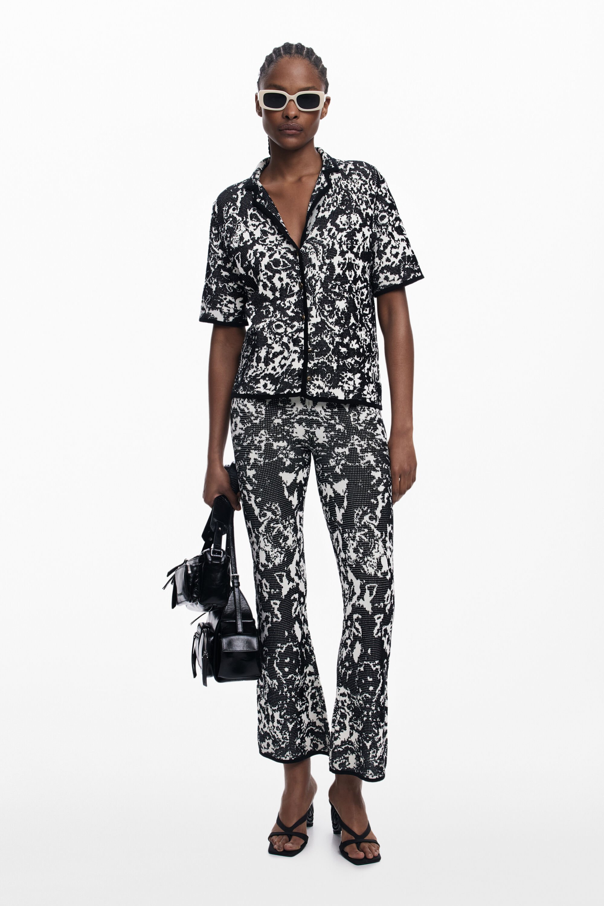 Desigual Pantalón Largo Estampado para Hombre
