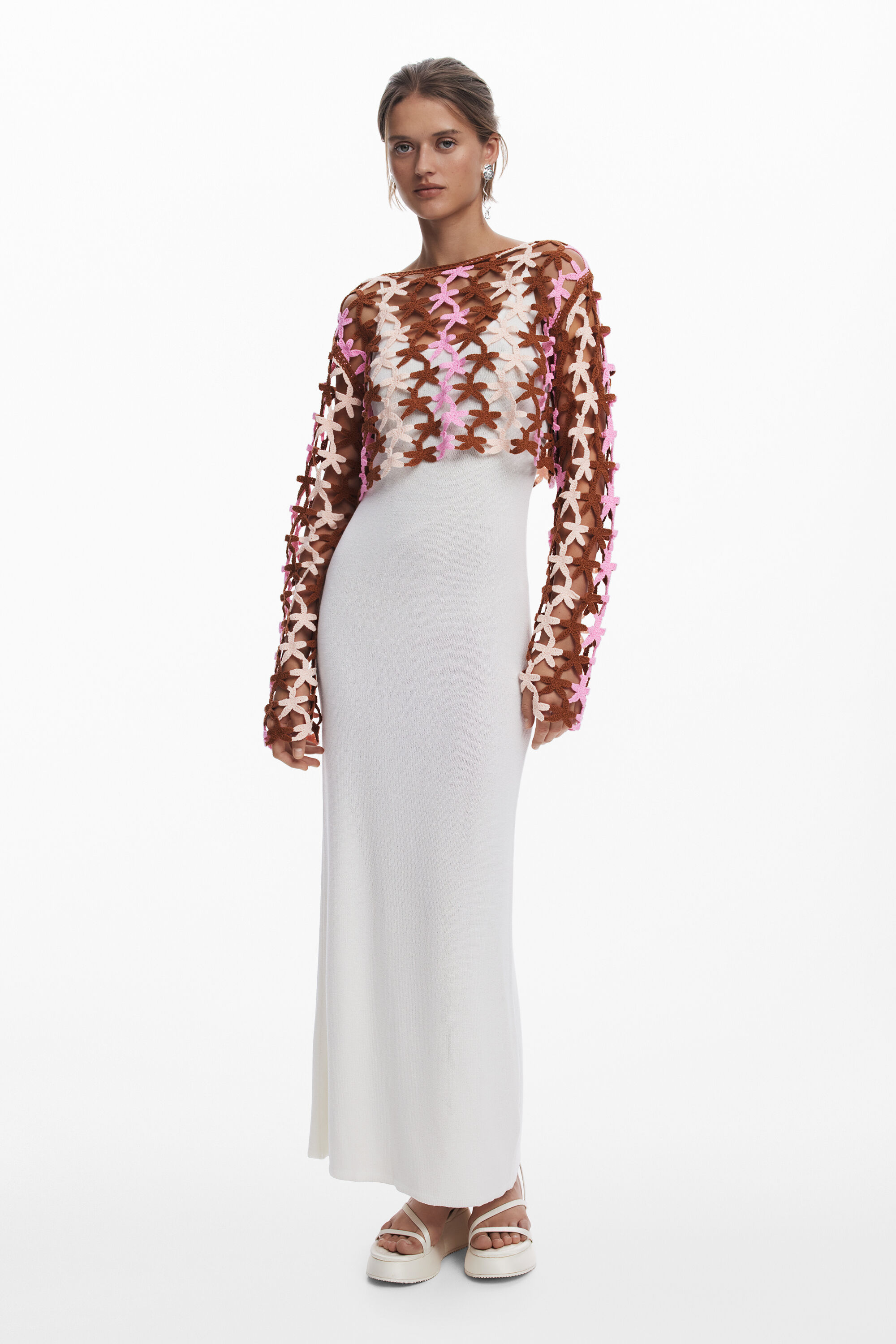 Vestido Desigual 2en1 Crochet