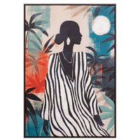 Cuadro Africana Pintado A Mano 83x4x123 Cm Cuadro Africana Pintado A Mano 83x4x123 Cm