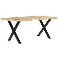 Mesa de Comedor de Madera Maciza 180x90x76 cm