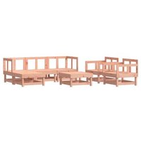 Juego de Muebles de Jardín de 7 Piezas para Exterior