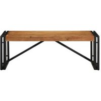 Mesa de Centro de Madera Maciza 100x50x35 cm