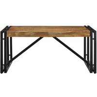 Mesa Auxiliar de Centro Madera Maciza Reciclada