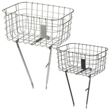 Cesta de Bicicleta Delantera de Acero con Montaje Fijo