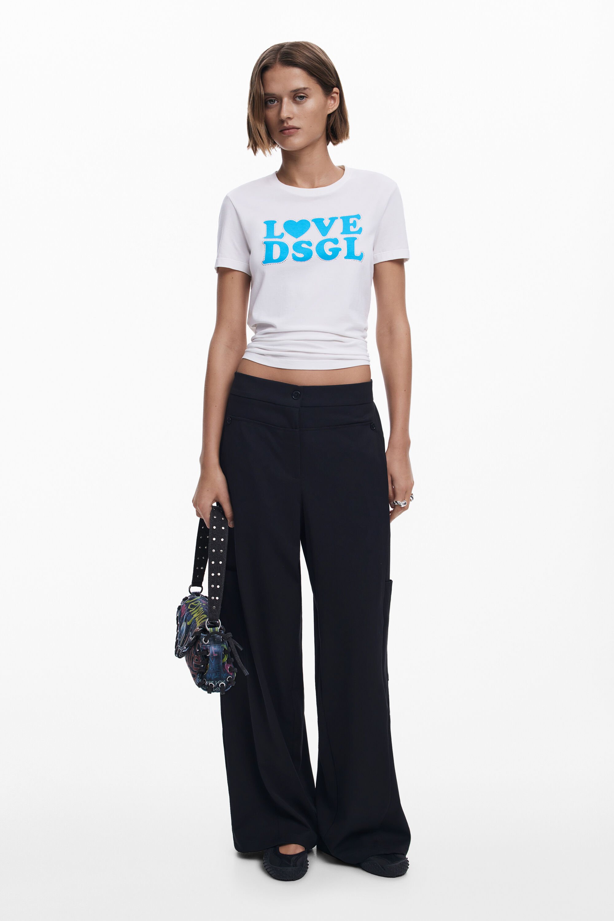 Pantalón recto liso Desigual para hombre