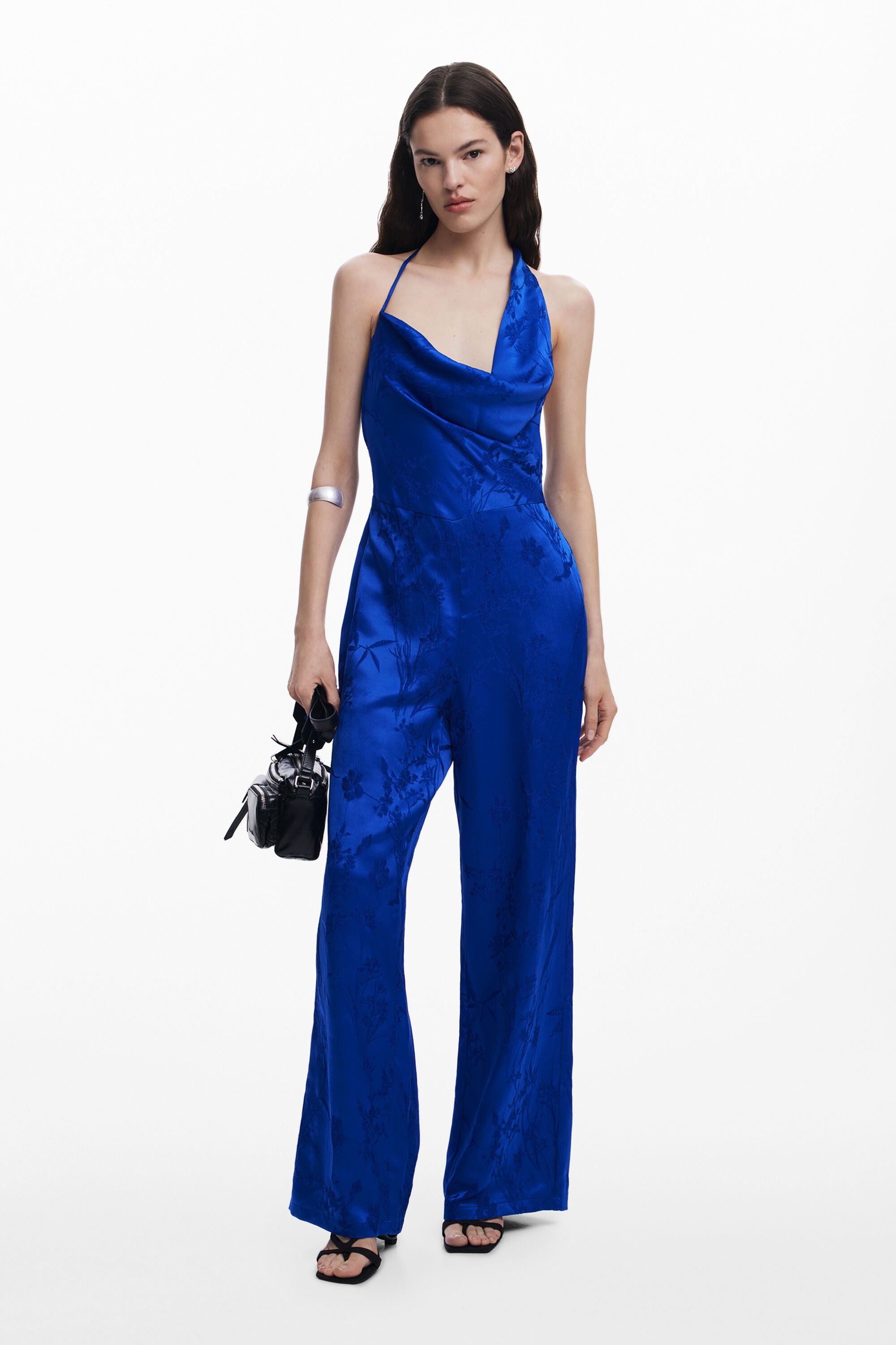 Desigual Mono Fluido Asimétrico Wide Leg