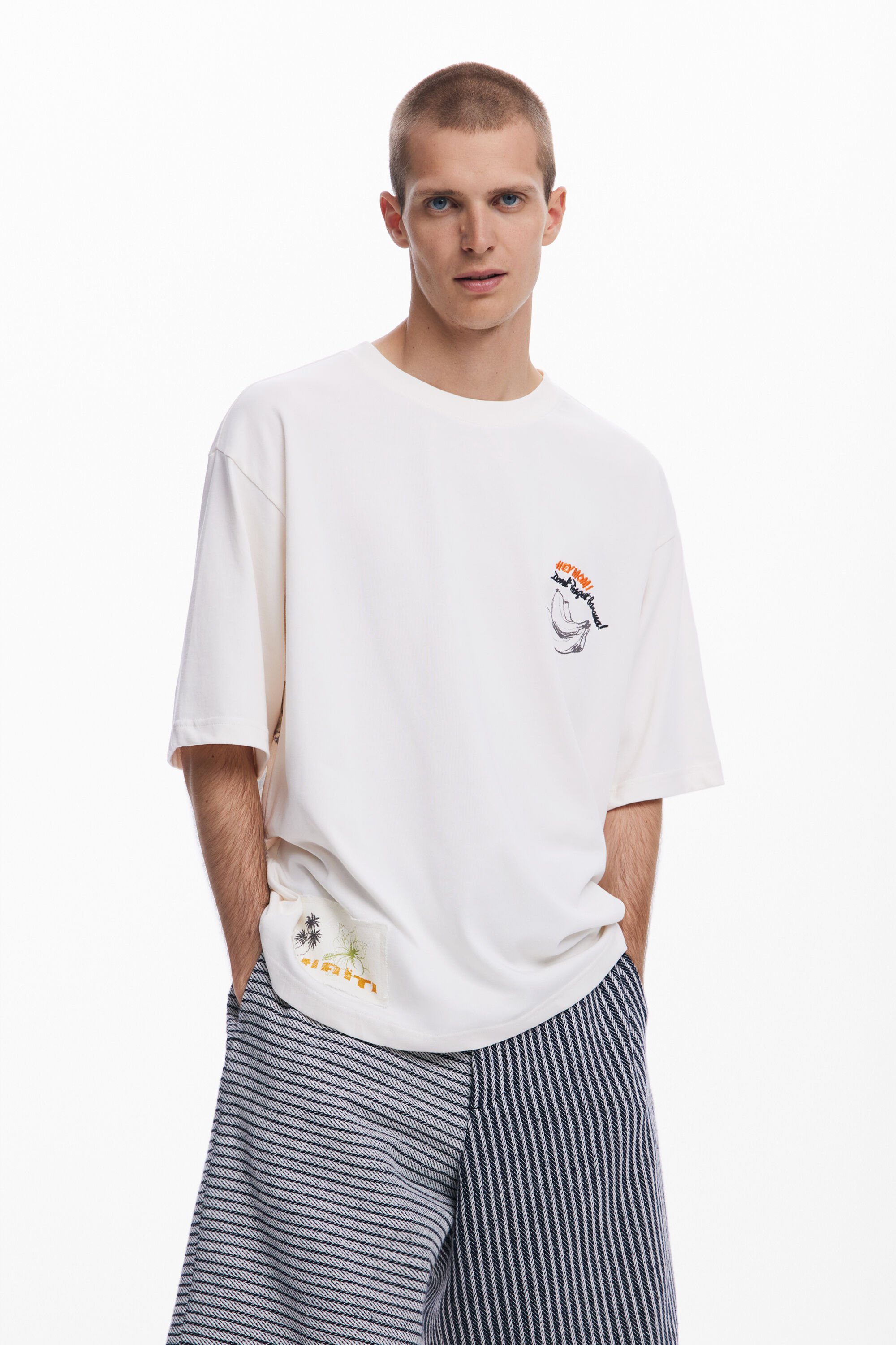 Camiseta Desigual Loro Hombre