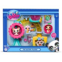 Littlest Pet Shop Fun Factory Set Con 2 Figuras