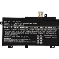 Batería Portátil Coreparts 11.4V 3900mAh 44Wh para Asus Batería Portátil Coreparts 11.4V 3900mAh 44Wh para Asus