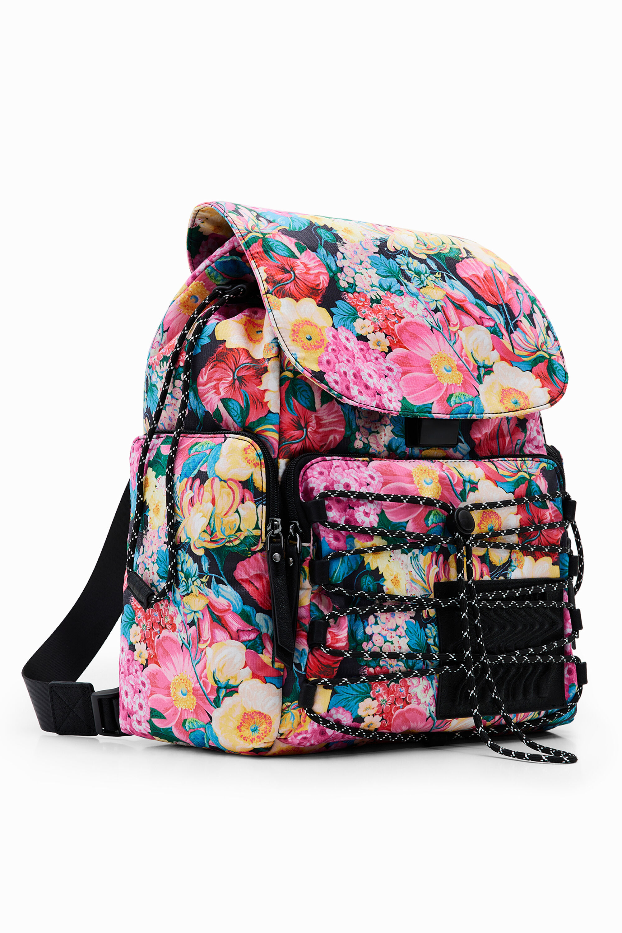 Desigual Mochila Grande "Floral" para Mujer