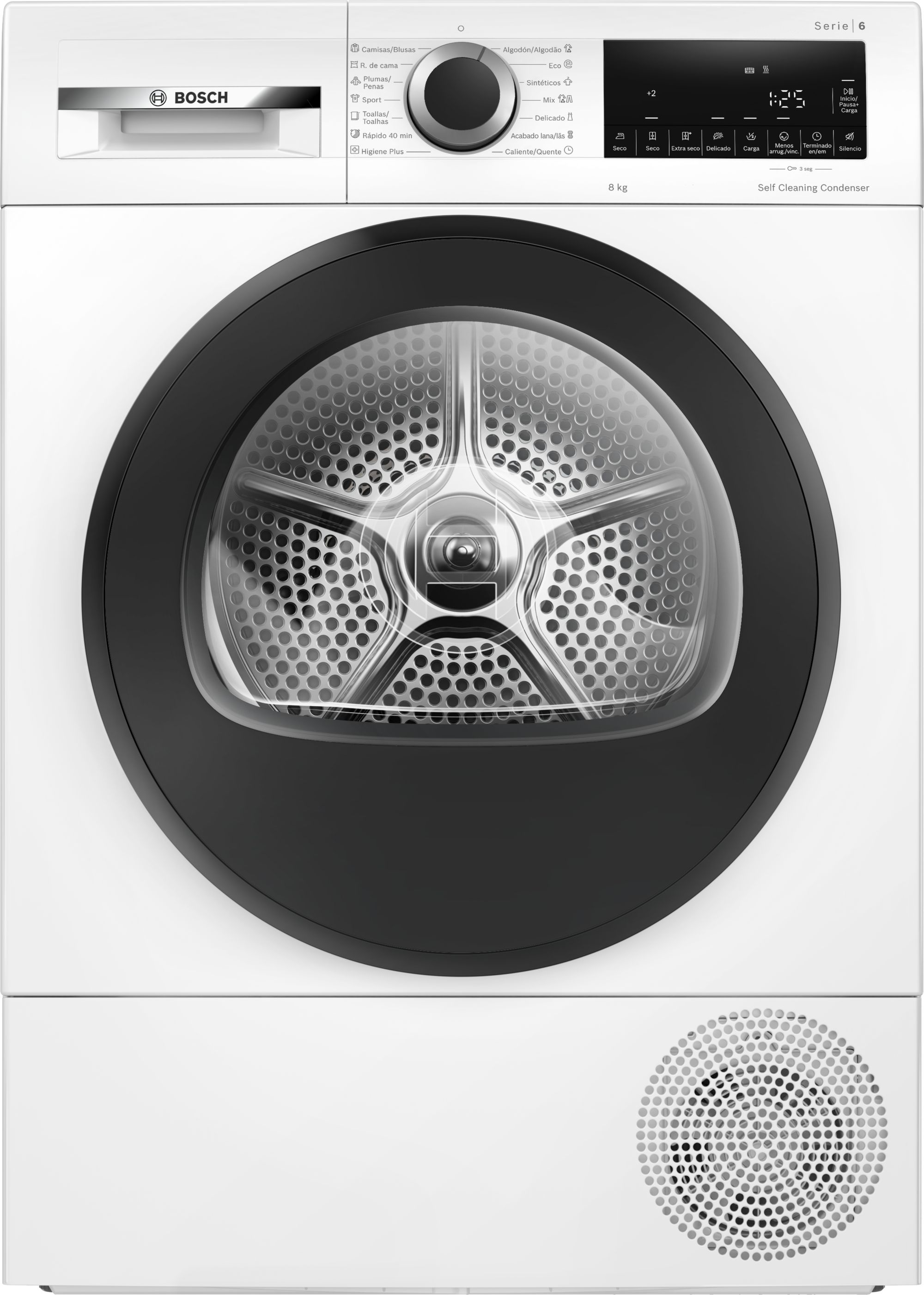 Secadora Bosch Serie 6 Bomba de Calor 8 kg WQG235D1ES