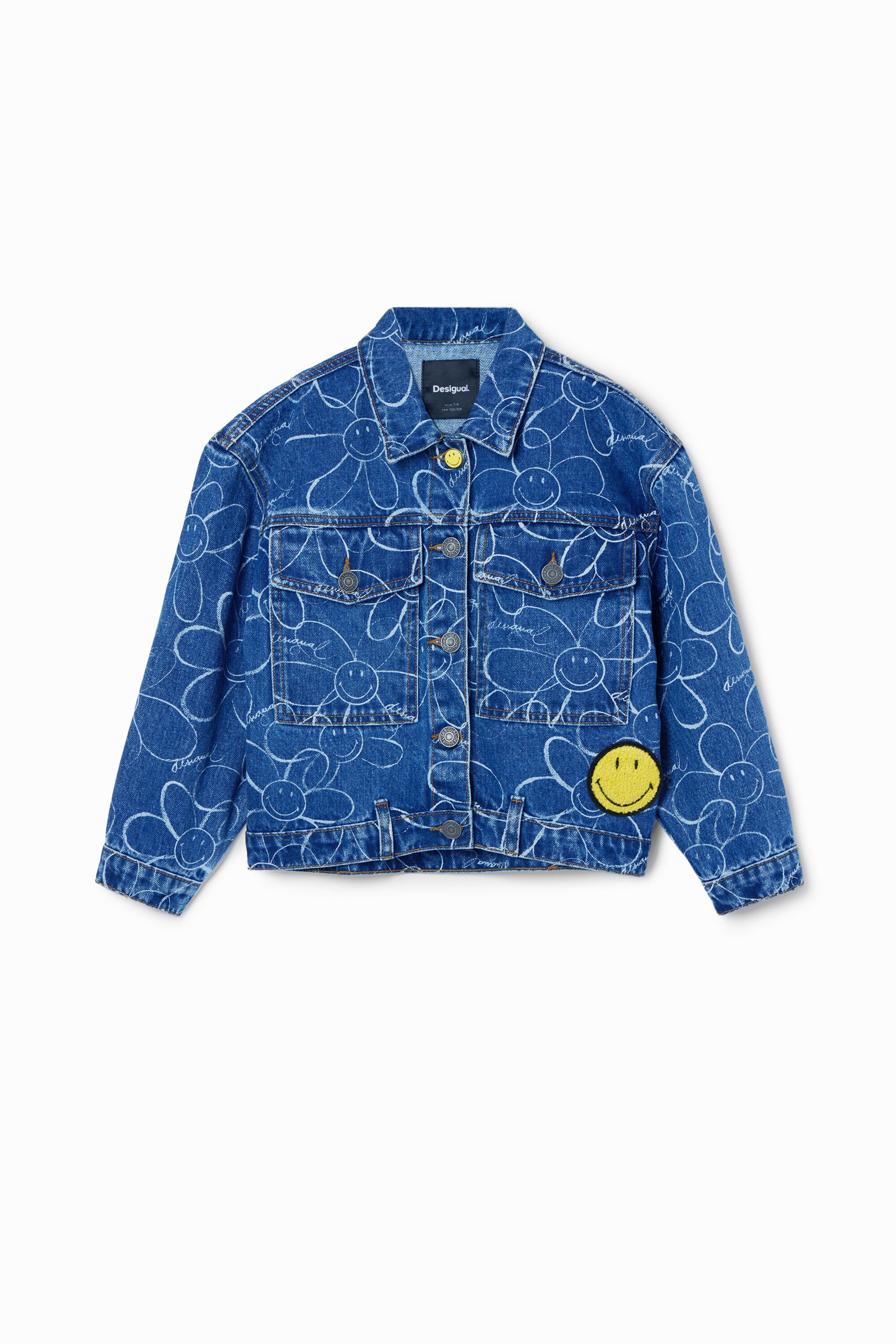 Chaqueta vaquera trucker Desigual Smiley Originals