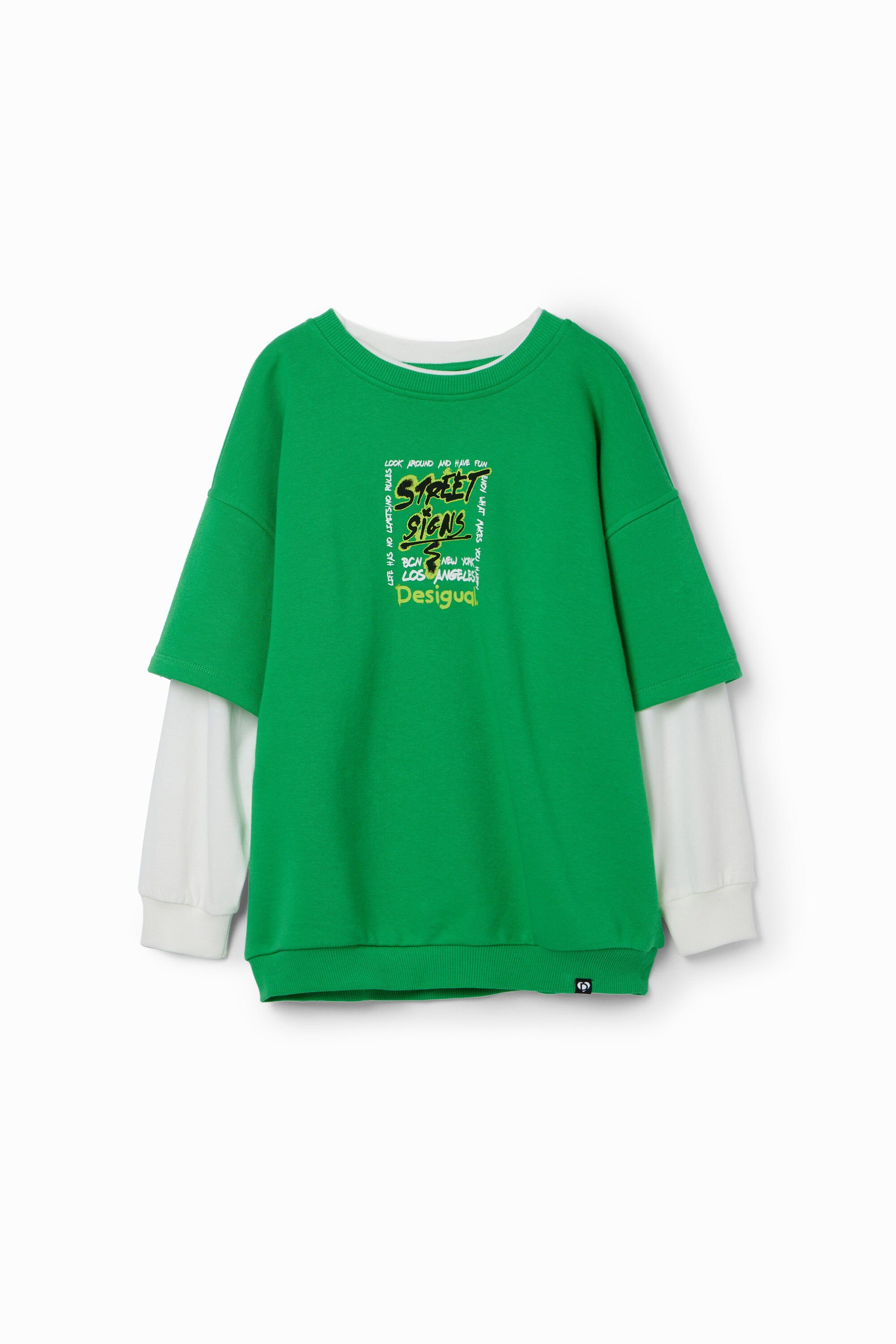 Camiseta Desigual Graffiti Doble Hombre