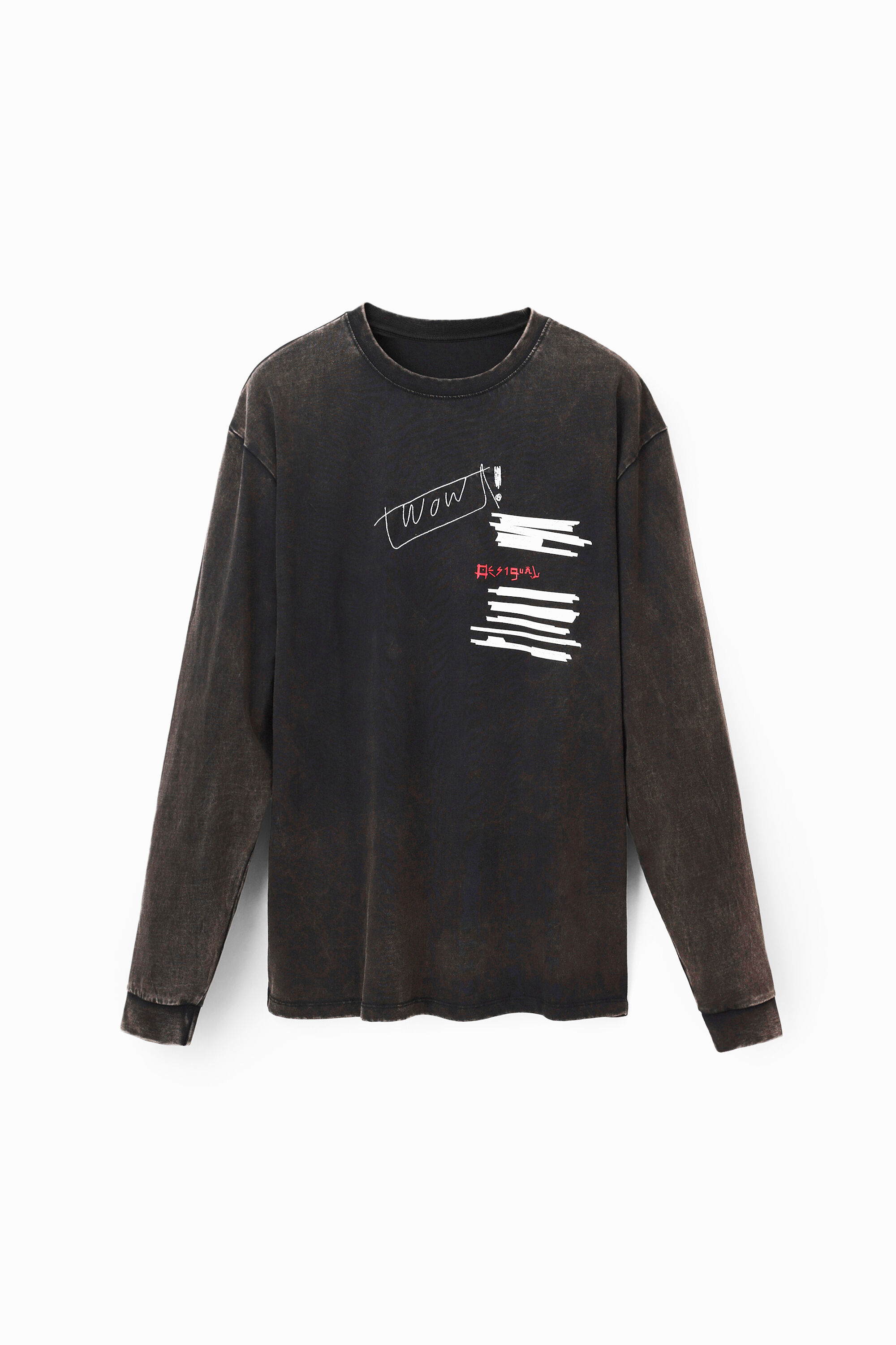 Desigual Camiseta manga larga para hombre