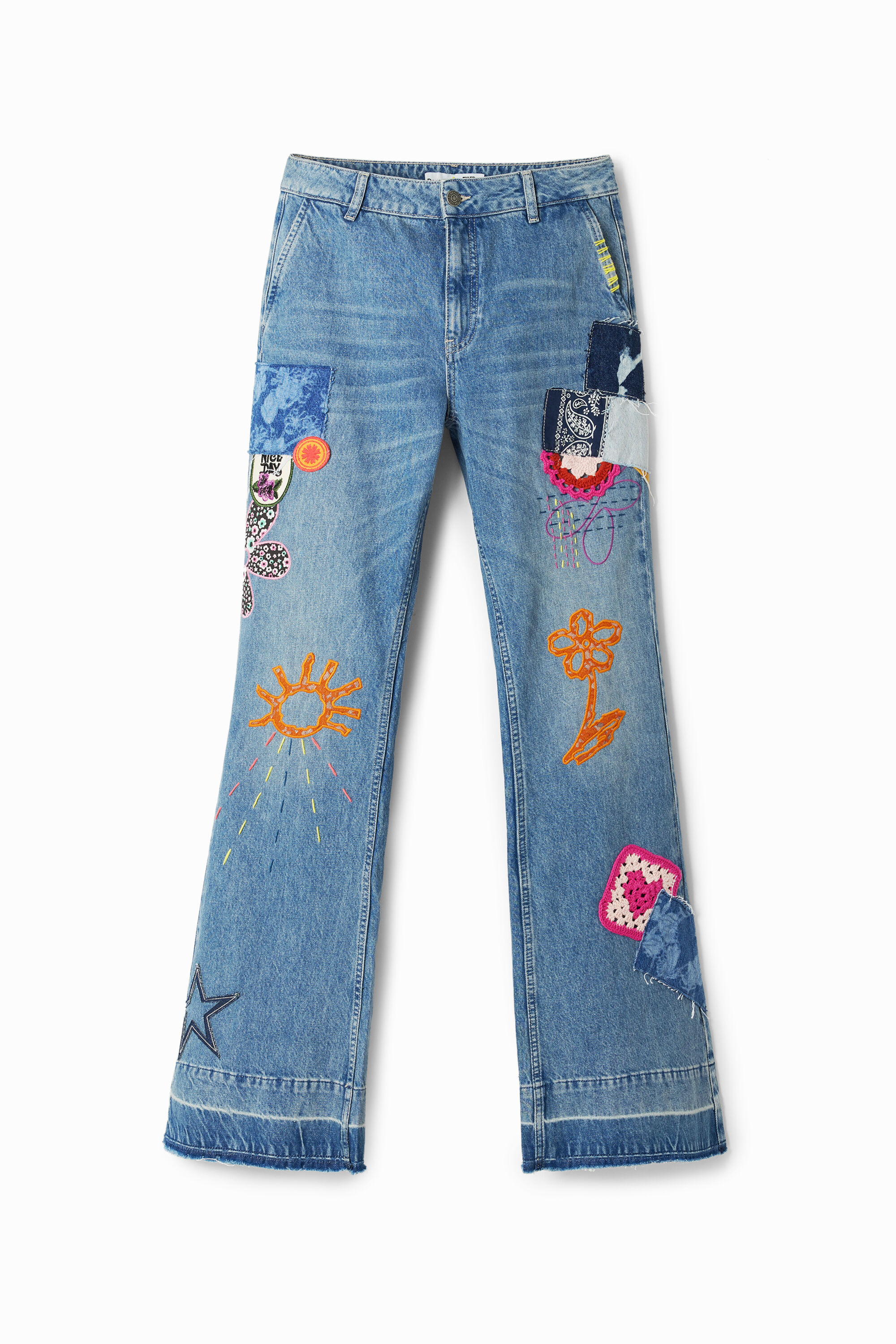 Vaqueros Flare Desigual Tyler McGillivary