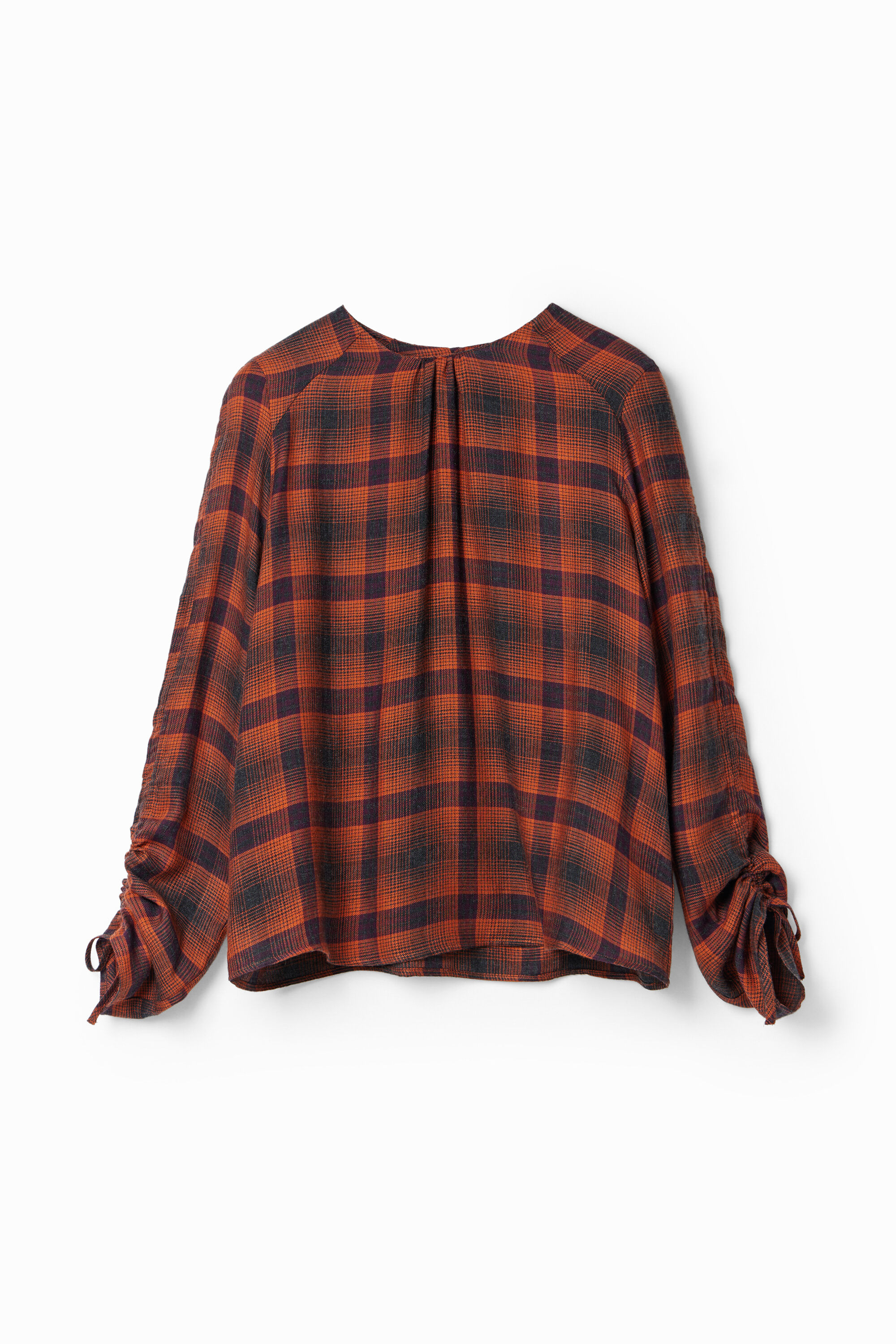 Blusa de cuadros de mujer Desigual