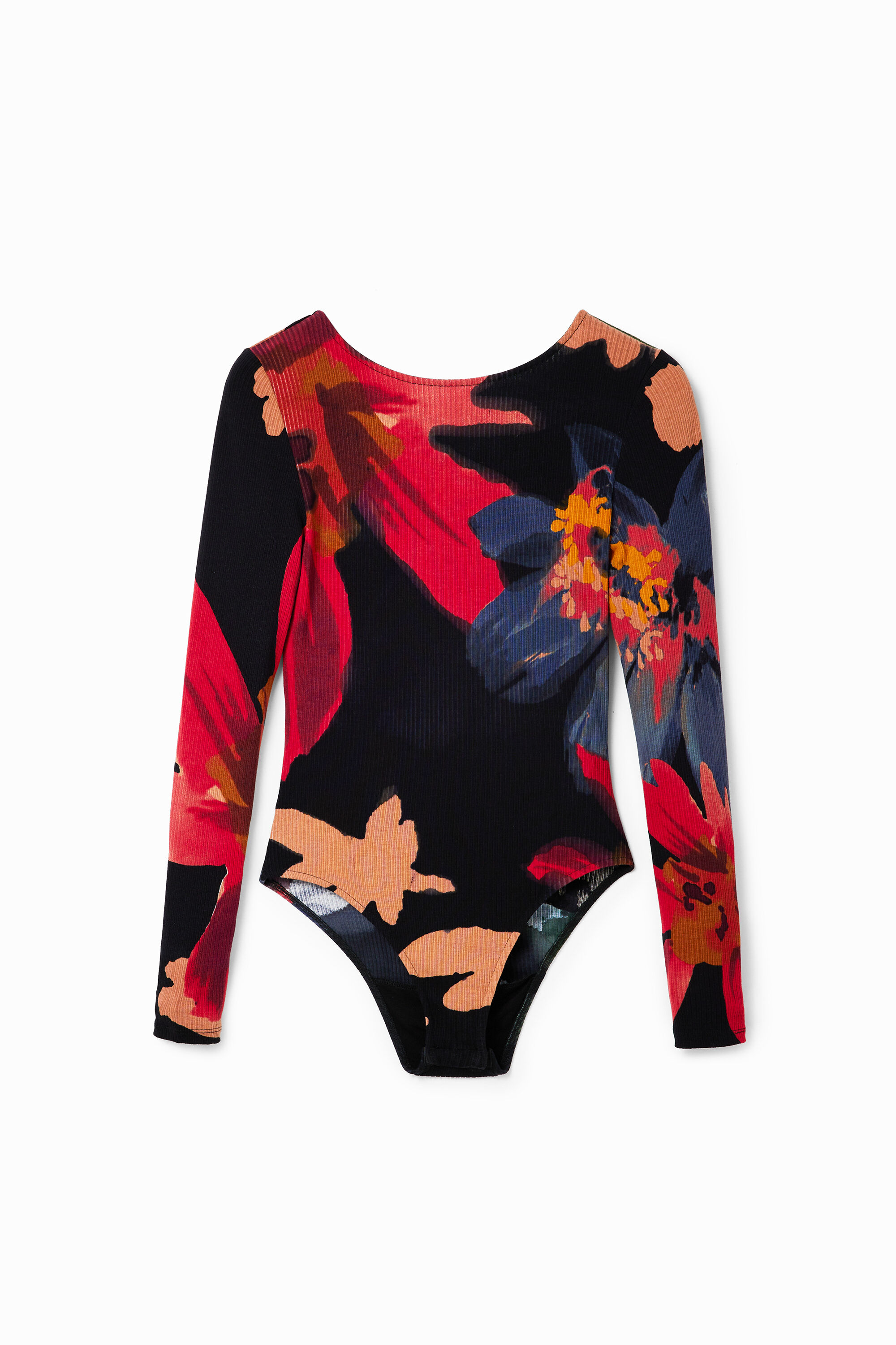 Desigual Body Floral de Manga Larga para Mujer