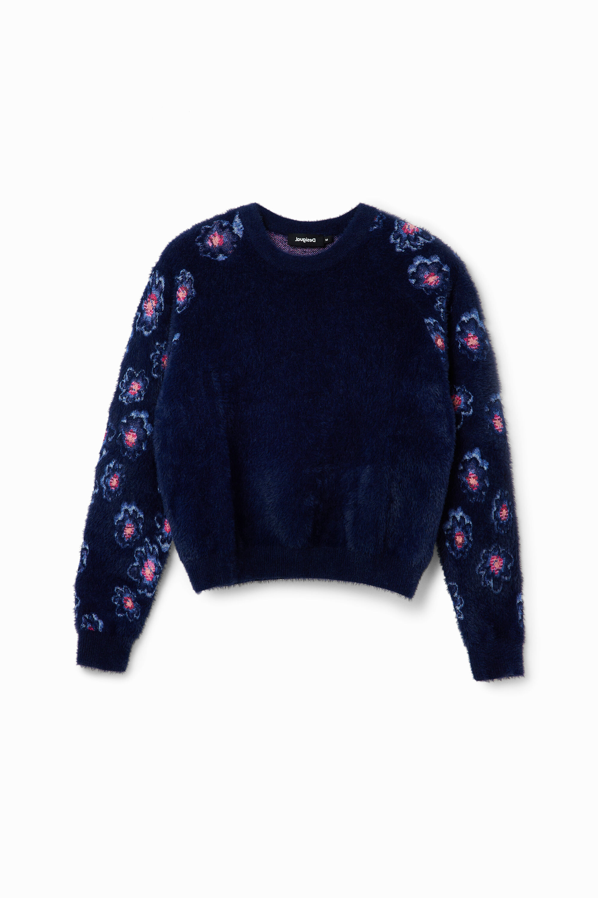 Jersey con efecto pelo y flores para hombre de Desigual