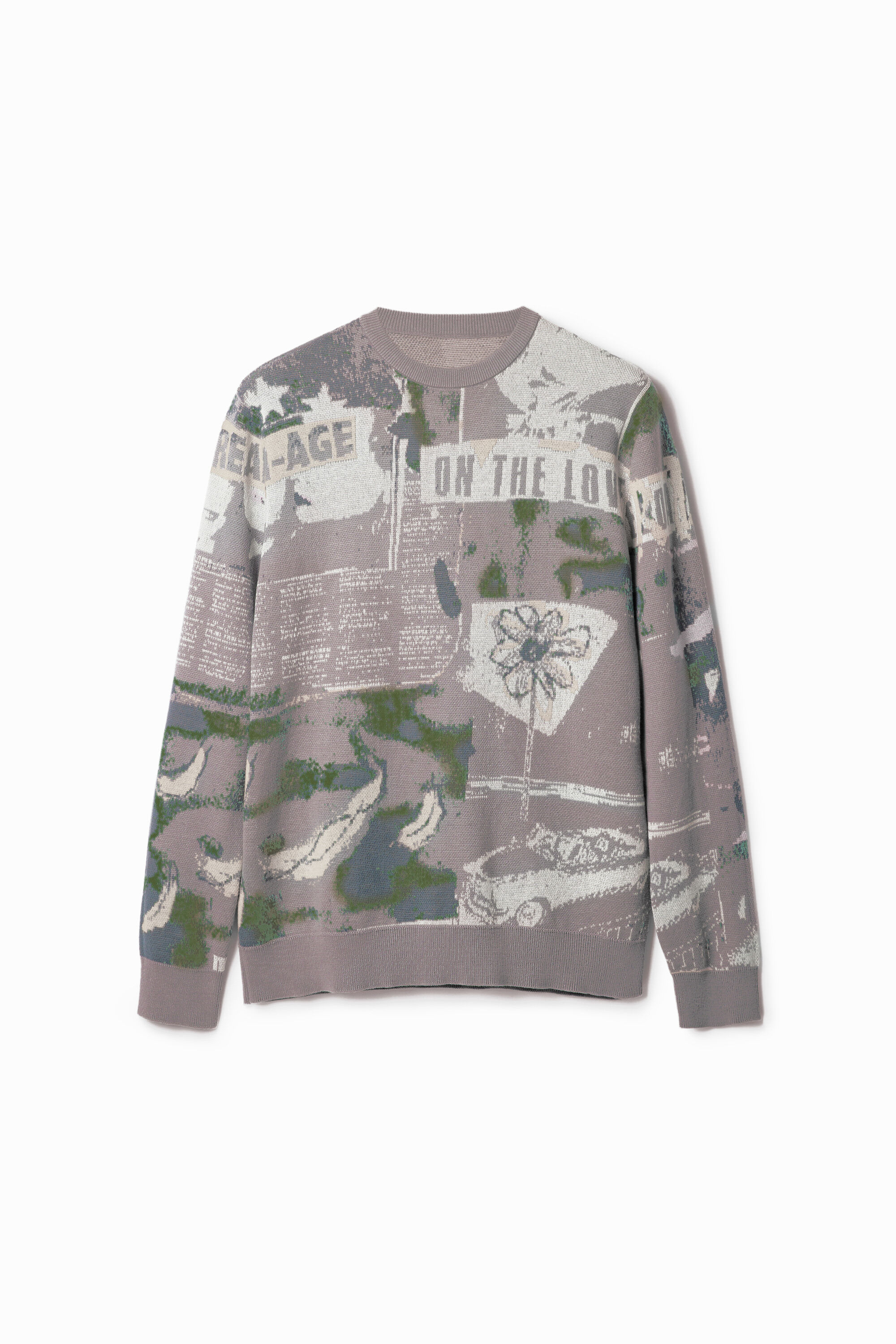 Jersey Desigual Periódico Hombre