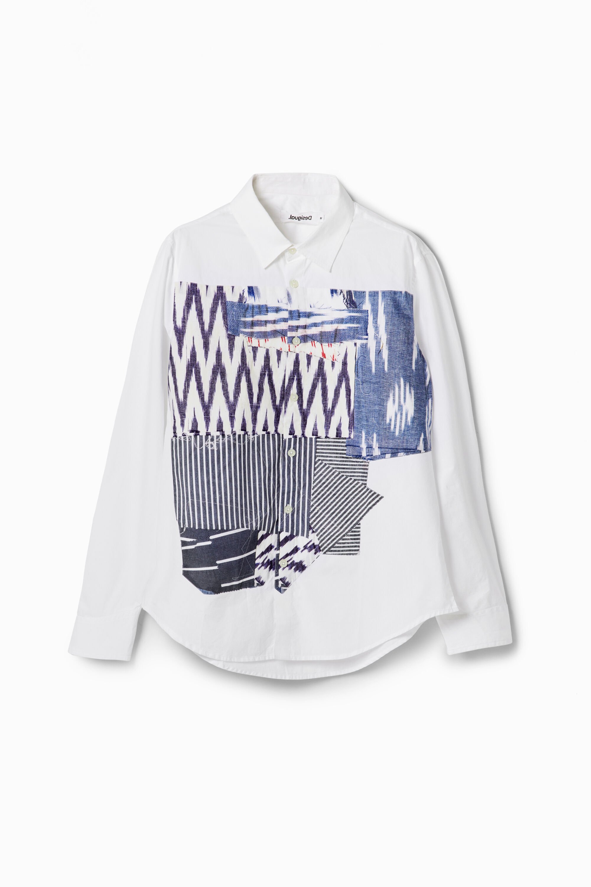 Camisa Desigual Patchwork Ikat Hombre